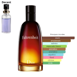 Decant - Fahrenheit Dior Masculino Eau de Toilette Eau de Parfum