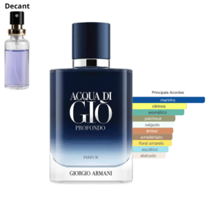 Decant - Acqua Di Giò Profondo Giorgio Armani Masculino Parfum
