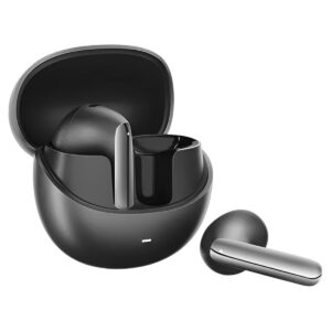 Fone De Ouvido Qcy Ailybuds Pro HT10 Anc Com Cancelamento de Ruido Bluetooth 5.3 Cor Preto Original Com Nota Fiscal