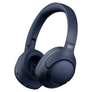 Fone De Ouvido Headset Gamer QCY H3 On-Ear Bluetooth 5.3 Azul Original Com Nota Fiscal