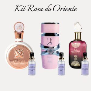 Decant - Kit Feminino Rosa Do Oriente 10ml Cada