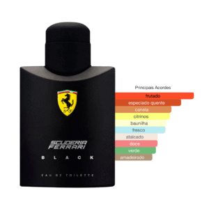 Perfume Scuderia Ferrari Black Masculino Eau de Toilette